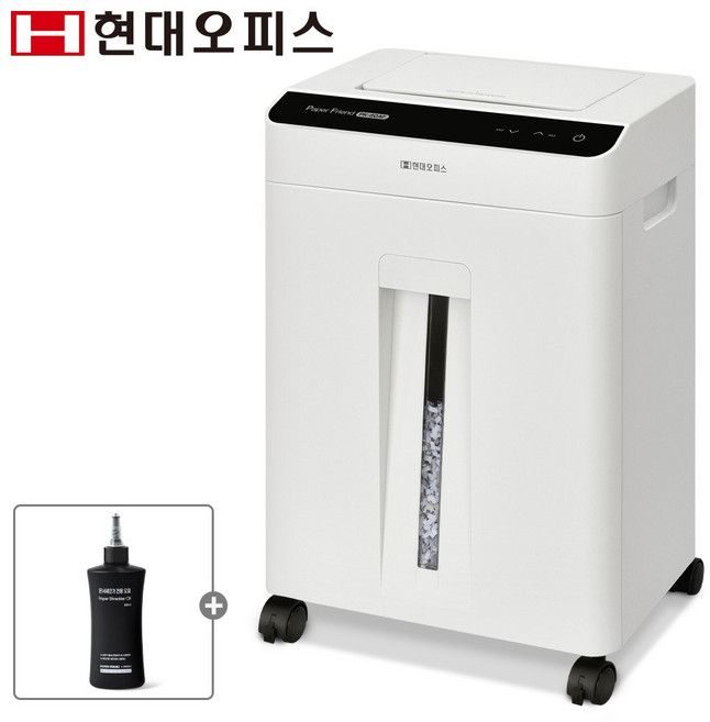 현대오피스 페이퍼프랜드 60매 자동급지 문서세단기 저소음 사무용 파쇄기 PK-60AF, 혼합