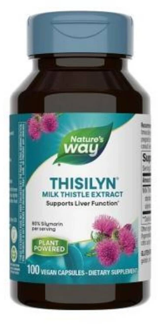 Natures Way 네이처스웨이 시실린 밀크씨슬 추출물 100 캡슐 영양제, 1개 - 쿠팡