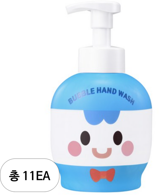 샤워메이트 브레드이발소 버블 핸드워시 윌크, 500ml, 11개