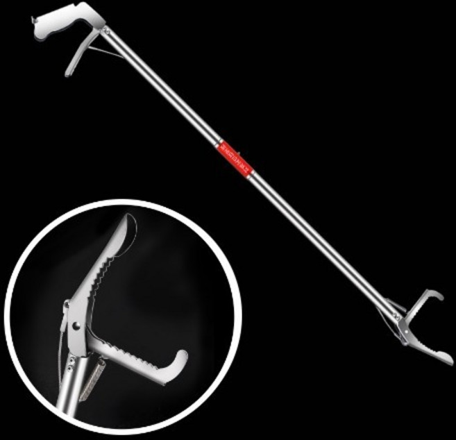 접이식 악어집게 150cm 만능 뱀 장어 집게, 1개, 악어집게(150cm)