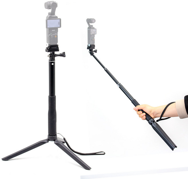 오즈모 포켓3 전용 스마트 셀피스틱 키트 마그네틱 퀵릴리즈 셀카봉 삼각대 풀세트, 1개, ***  T6+T14+X018+X044