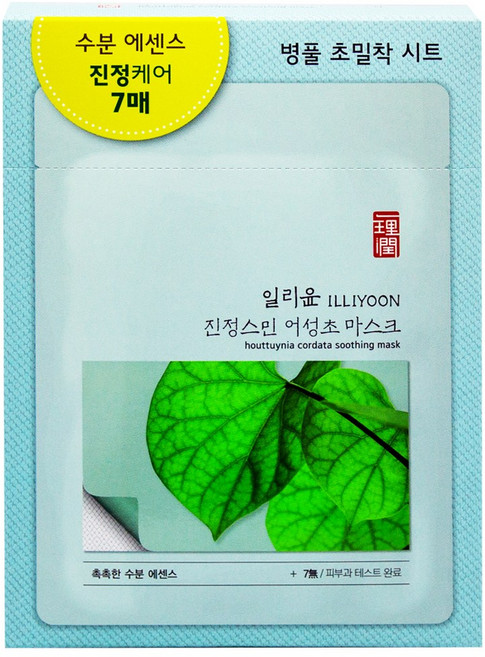 일리윤 일리윤 진정스민 어성초 마스크팩 25g 7매, 단품, 단품