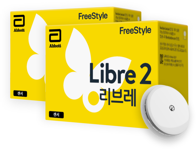 애보트 프리스타일 리브레2 연속 혈당측정기, FreeStyle Libre 2, 2개
