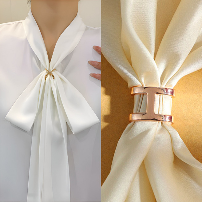 우아한클릭 1+1 스카프링 스카프 홀더 고리링 2종세트