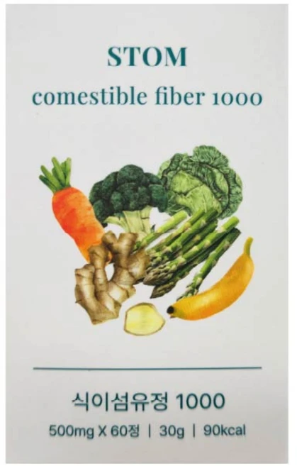 닥터민스 식이섬유정1000, 1개, 60정 - 쿠팡