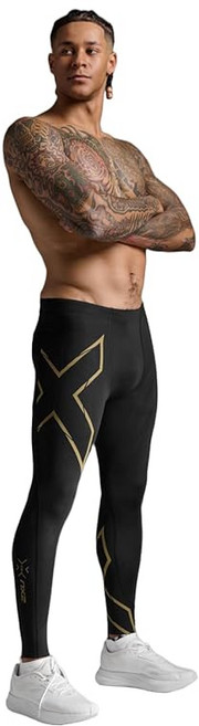 2XU 투 타임즈 유 MCS 런 컴프레션 타이츠 맨즈 올시즌 타이즈 블랙 검정 스포츠 이너 롱 타이즈 러닝 조깅 헬스 피트니스 압박 컴프레션 서포트 MA5305B