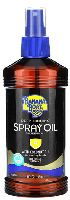 바나나보트 딥 태닝 스프레이 오일 방수 코코넛오일 함유 236ml, 1개