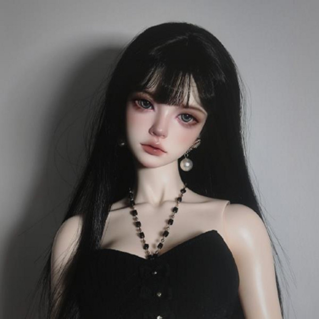 bjd 인형 1/4 mari 아름다운 소녀 메이크업 머리 수지 장난감 선물 천사 인형 제공 관절 인형, 02 Brown Skin, 03 makeup  Doll