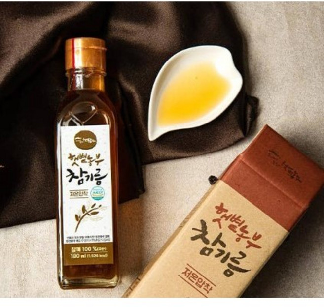 노지에서 일하는 햇볕농부 들기름180ml, 단품, 참기름180ml, 180ml, 1개