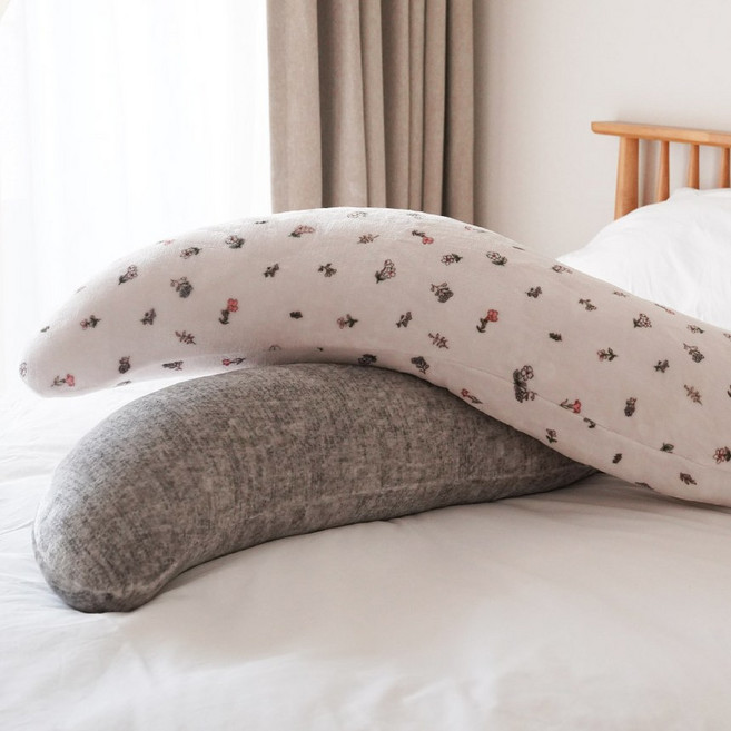 SAGONG 바디필로우 롱쿠션 안고자는 긴베개, 화이트