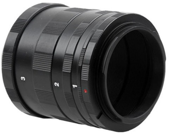 매크로 익스텐션 튜브 링 어댑터 M4/3 알루미늄 블랙 SLR 카메라용 클로즈업 촬영 익스텐션 어댑터 카메라