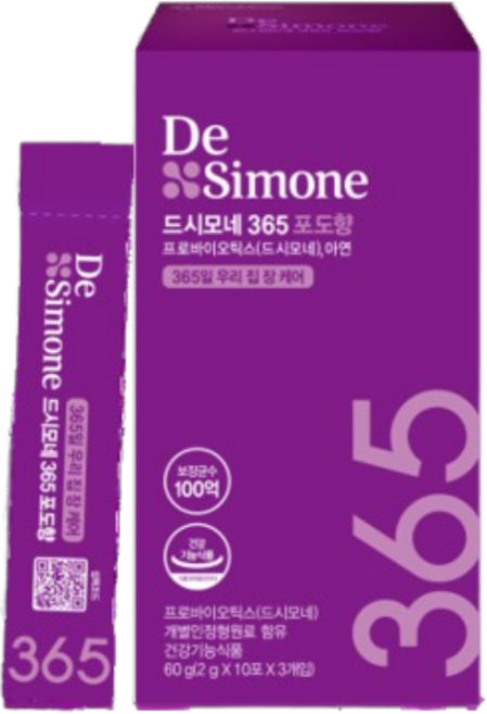 드시모네 프로바이오틱스 365 포도향, 1박스