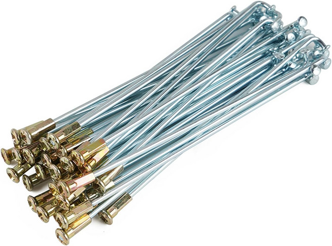 36Pcs 17인치 뒷바퀴 림 스포크 니플 세트 혼다 SS50 C70 CL70 CT90 CT110 호환