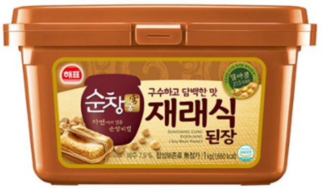 해표 순창궁 재래식 된장, 1kg, 9개