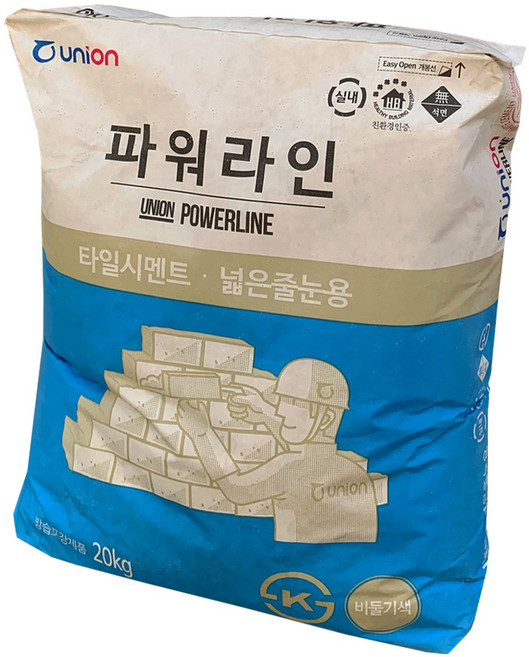 외장용 칼라줄눈시멘트 파워라인 비둘기색 20kg, 1개