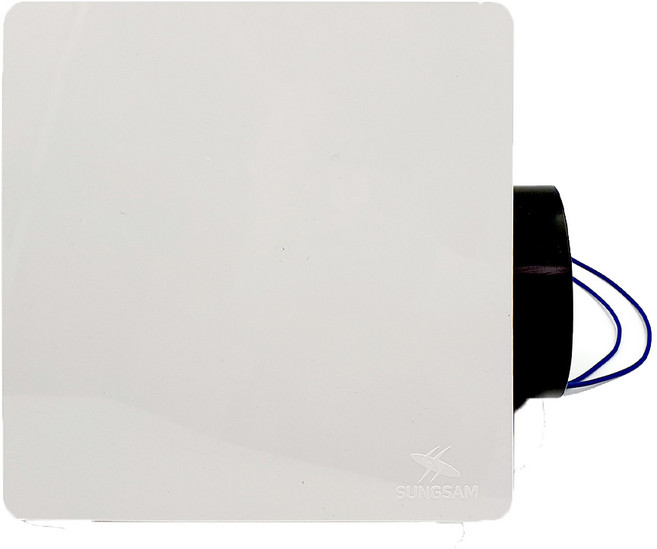 성삼 윙윙 욕실용 파워 시로코팬 환풍기 SL801-100SN 축류식 냄새역류차단, 1개