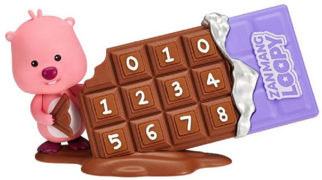 잔망루피 주차번호판, 1개