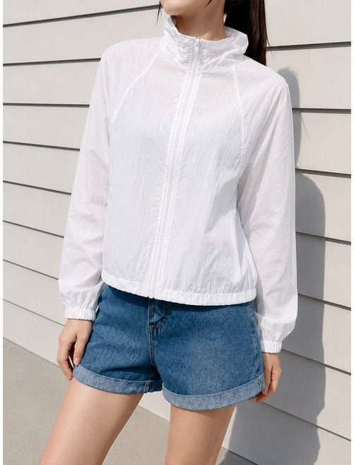 페이지플린 바스락 절개라인 하이넥 바람막이 점퍼 S6BJP001A