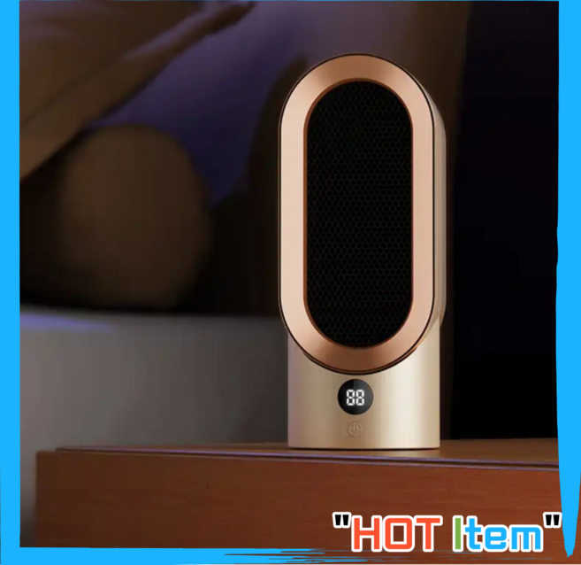 이클렉 전기 온풍기 캠핑용 가정용 감성 미니 온풍기, 온풍기(가습기포함)