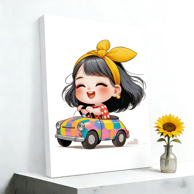 서은이네 보석십자수 DIY 캔버스 액자형 캐릭터 구슬 비즈 십자수 40x50cm, ET-01, 1개