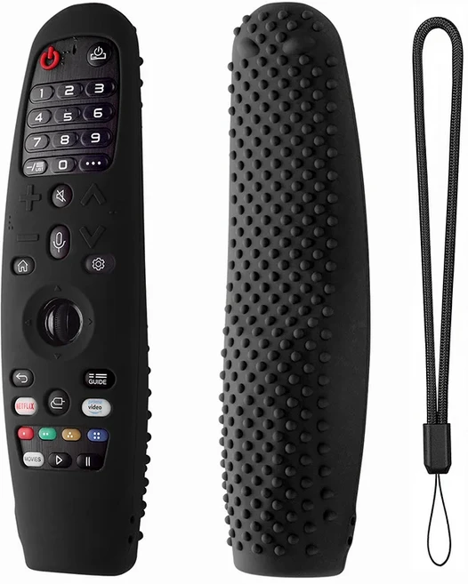 스마트 TV 용 실리콘 케이스 LG Magic AN-MR19BA MR18BA AN-MR600 MR650A MR20GA AKB 원격 제어 보호 커버, 07 Black