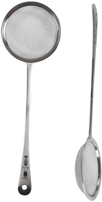 스텐거품건지기 국산 스텐304 거품건지기 국자 거름망 불순물제거 건지개, 1개