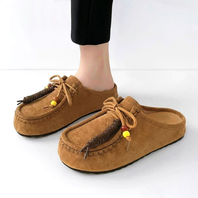 Modern Fashion 여성 트렌디 통굽 슬리퍼 발편한 뮬 블로퍼 AF84