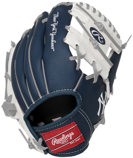 롤링스 MLB 유소년 야구글러브 뉴욕 양키스 팀로고 글러브 10인치