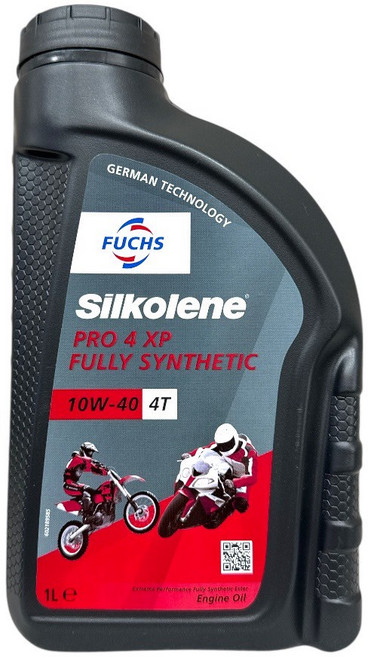 FUCHS Silkolene PRO 4 XP 全合成酯類機油 機車引擎專用, 10W-40, 1個, 1L