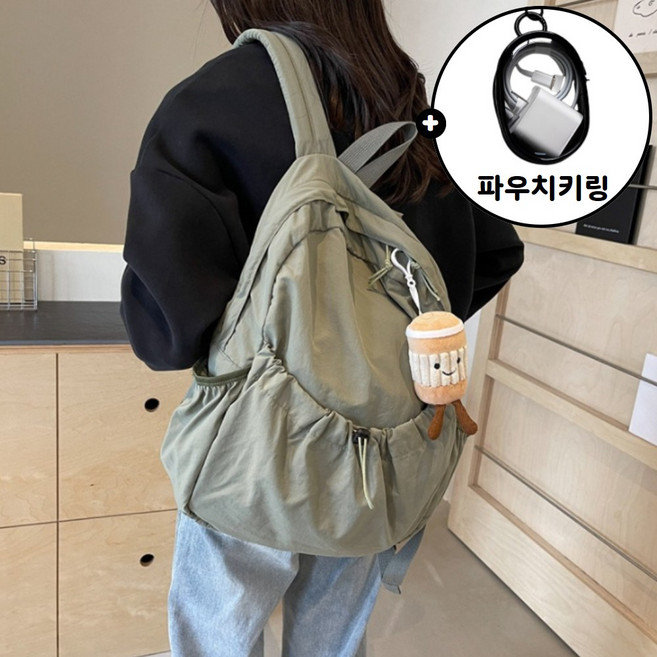 솔렌 초경량 나일론 여성 백팩