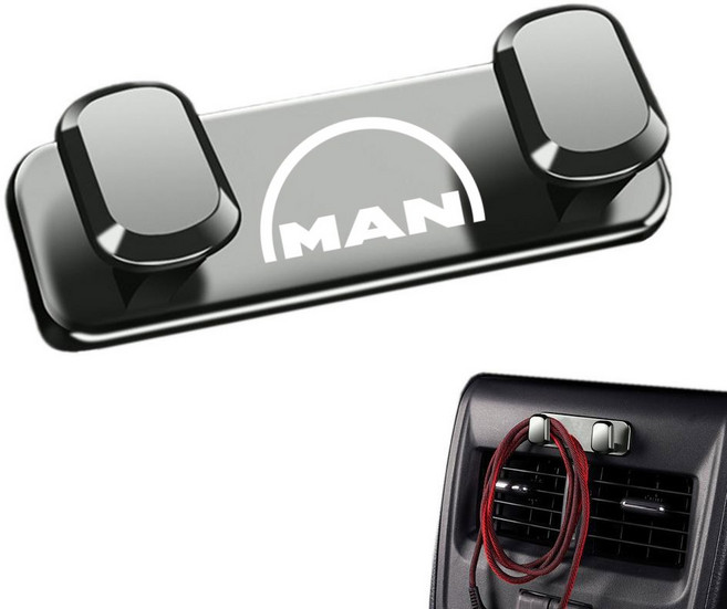 글러브 박스 자동차 후크 ABS 스토리지 홀더 MAN TGX TGM TGA TGS TGE 자동차 액세서리 용 자동차 전용 액세서리, Black