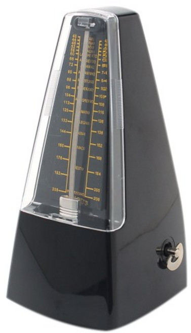 클래식 태엽 메트로놈, 블랙, 1개