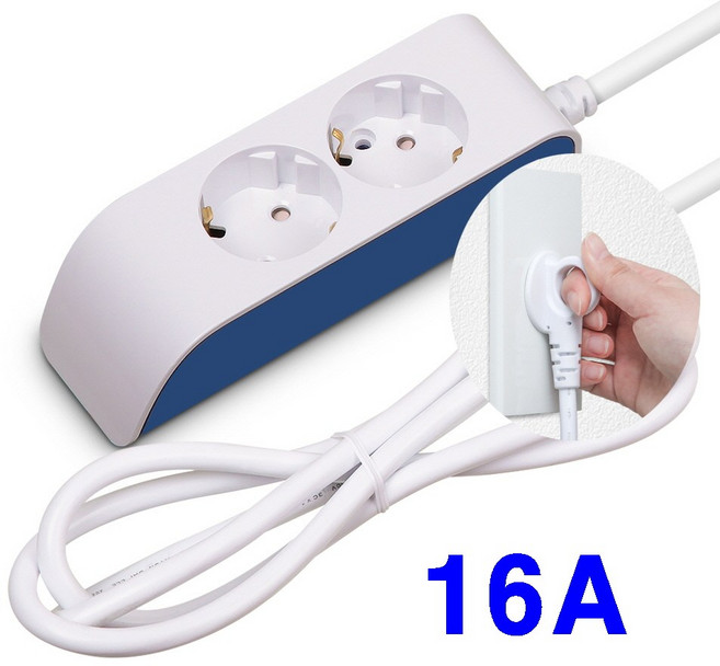 난연 국산 2구1.5M 220V 돼지코플러그 접지멀티탭 콘센트 노트북 PC 컴퓨터 전기용품, 1개