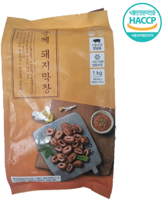 달구지 훈제돼지막창 1kg (소스200g포함), 1개