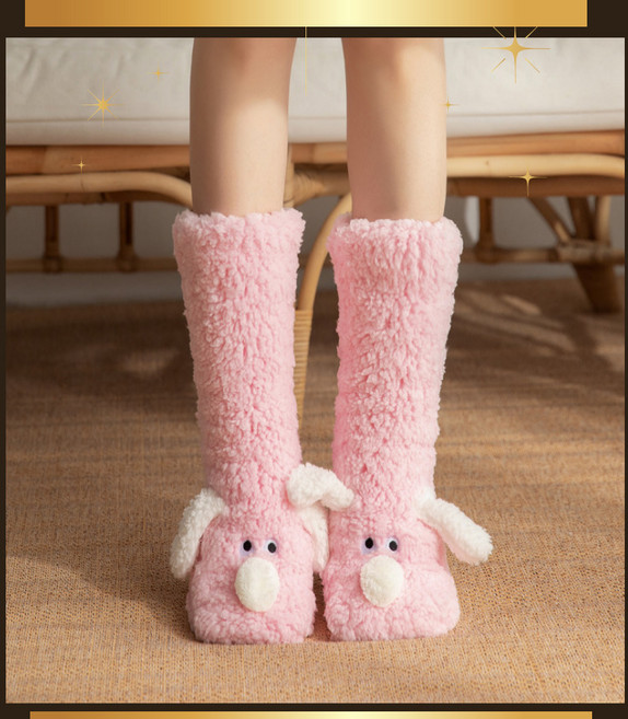 선물 추천 깜찍 로밋 러블리 도톰 수면 양말 4col