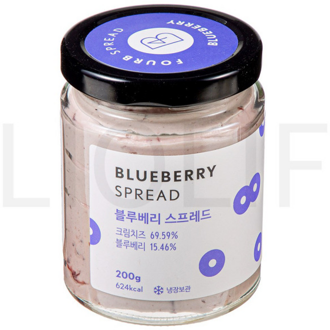 포비 블루베리 스프레드, 1개, 200g