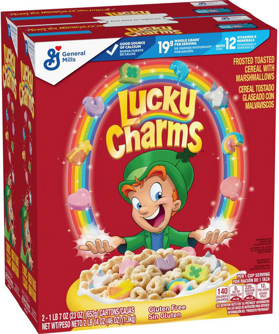 제네럴밀스 럭키 참 오트 시리얼 마시멜로, 1.3kg, 1개