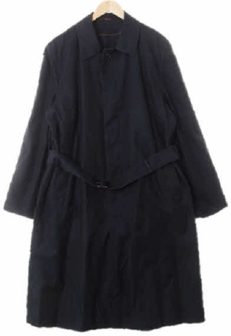 7680 닥스 네이비 실크혼방 워싱롱트렌치코트 [106-94-180]