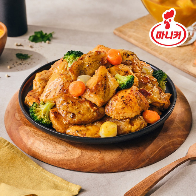 마니커 카레 닭불고기 [냉동], 3개, 500g