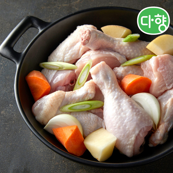 다향 당일손질 닭볶음탕 1kg + 1kg, 2개