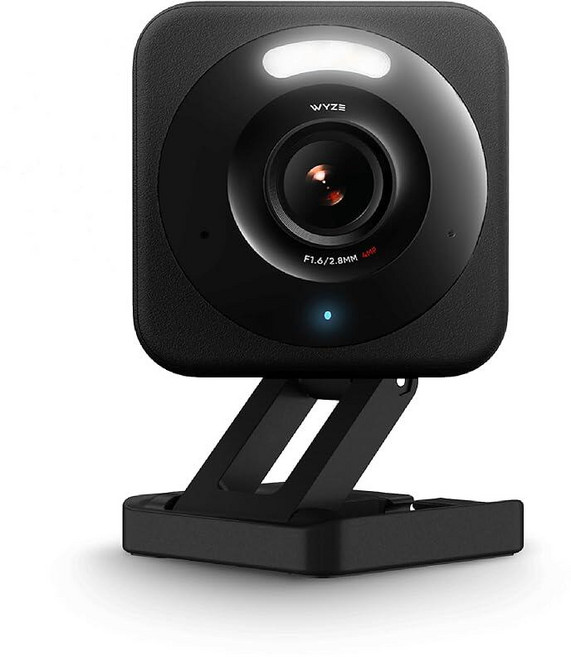 WYZE Cam v4 최신 모델 2.5K AI 보안 카메라 가정 보안용 실내/실외 아기 모니터 및 애완 동물 생생한 컬러 야간 시야 구독 필요 없음 무료 전문가 도움말, 블랙