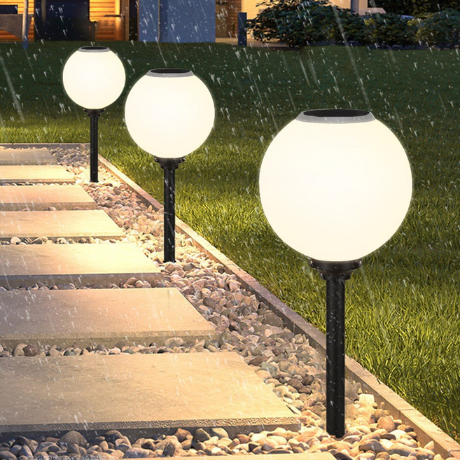 태양열 문주등 태양광 가로등 조명등 정원조명 텅스텐 구슬등 20호, 03_사각데크_노란빛