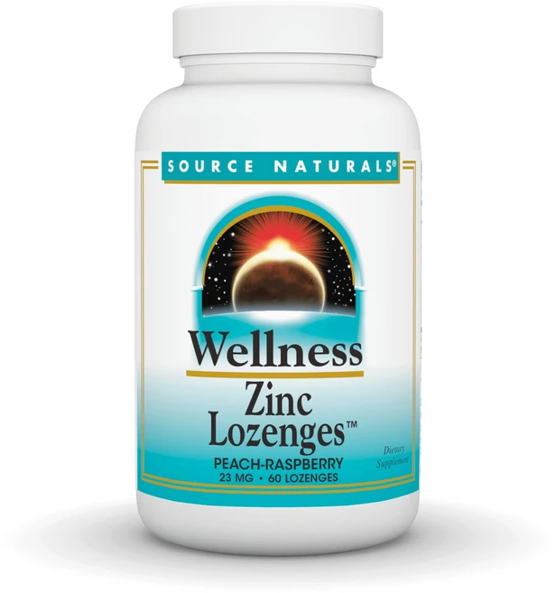 소스 내추럴스 웰니스 아연 로젠지 - 로젠지 60정 Source Naturals Wellness Zinc Lozenges - 60 Lozenges, 1개 - 쿠팡