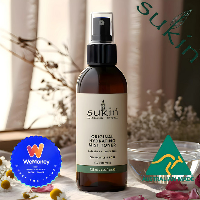 호주 수킨 sukin 하이드레이팅 미스트 토너, 1개, 125ml