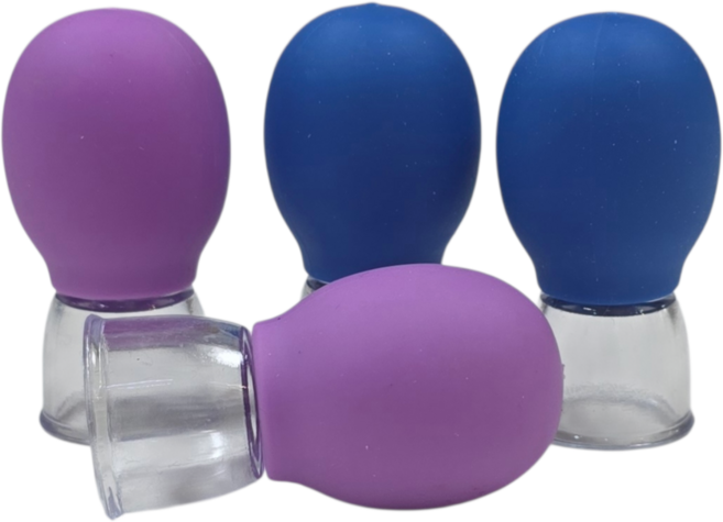 담은결 이중턱 팔자주름 리프팅 얼굴셀프 마사지 진공부황 컵4개 2개선택, 4개, 혼합색상