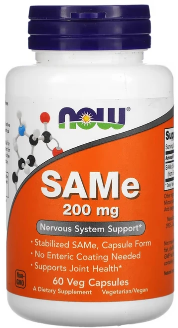 스완슨 아데노실 메티오닌 SAMe 200mg 60정 이황산염, 1개 - 쿠팡