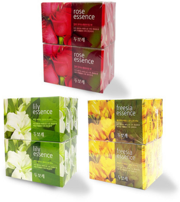 두보레 모이스춰라이징 비누 백합 장미 후리지 옵션 2, 100g