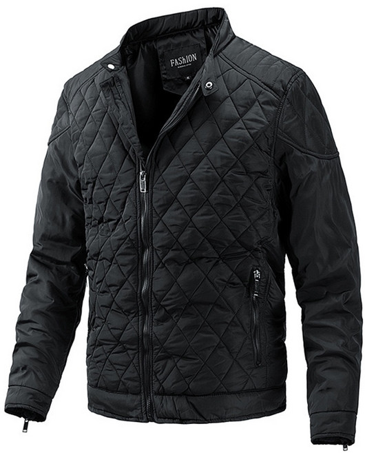 엘와이큐 남성 퀼팅 점퍼 보온 자켓 스타일리시 숏패딩