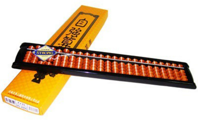 自強 4305 算盤 (4x23檔 樺玉) 兒童學習算數好幫手 傳統文化與數學的完美結合