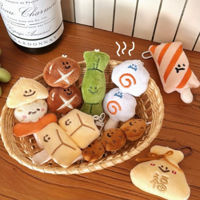 홈엔모어 키링 종, 1개, 어묵꼬치